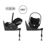 Cybex Kit Isofix viaggio in Auto Cloud T Base T e SensorSafe