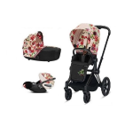 Cybex Trio ePriam Spring Blossom Light | Matt Black