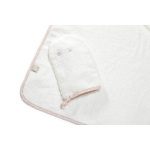 Stokke Hooded Towel Pink Bee