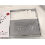 Fantasy Set Lenzuola per Lettino 3pz Orsetto grigio