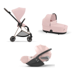 Cybex Trio Mios Peach Pink con telaio Rosegold e Cloud T