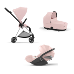 Cybex Trio Mios Peach Pink-Chrome Black con Cloud T