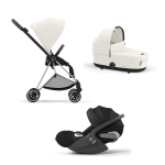 Cybex Trio Mios Off White con telaio Chrome Brown e Cloud T 