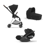 Cybex Trio Mios Sepia Black con telaio Chrome Brown e Cloud T