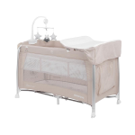 Kikkaboo culla campeggio 2 levels Dessine Moi Beige