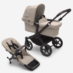 Bugaboo Donkey 5 Mono Black-Desert Taupe