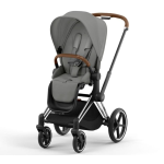 Cybex Passeggino Priam Mirage Grey Telaio Chrome Brown