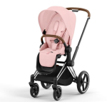 Cybex Passeggino Priam Peach Pink Telaio Chrome Brown