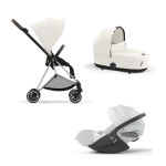 Cybex Trio Mios Off White-Chrome Brown con Cloud T