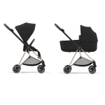 Cybex Duo Mios Sepia Black con telaio Rosegold