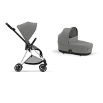 Cybex Duo Mios Mirage Grey con telaio Chrome Black