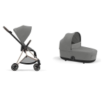 Cybex Duo Mios Mirage Grey con telaio Rosegold