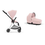 Cybex Duo Mios Peach Pink con telaio Chrome Black