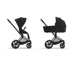 Cybex Duo Priam Sepia Black con telaio Matt black