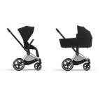 Cybex Duo Priam Sepia Black con telaio Chrome black