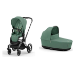 Cybex Duo Priam Leaf Green con telaio Chrome Black