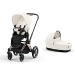 Cybex Duo Priam Off White con telaio Rosegold