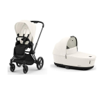 Cybex Duo Priam Off White con telaio Matt Black