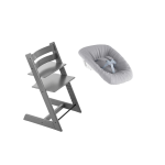 Stokke Sedia Tripp Trapp Storm Grey con Newborn Set