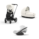 Cybex Trio Priam Off White-Matt Black con Cloud T