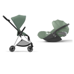 Cybex Travel System Mios Leaf Green-Chrome Black con Cloud T