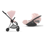 Cybex Travel System Mios Peach Pink-Matt Black con Cloud T