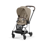 Cybex Passeggino Mios Cozy Beige con telaio Chrome Brown