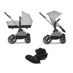 Cybex Trio Eos Lux SLV Lava Grey con Cloud G i-Size