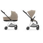 Cybex Passeggino e Navicella Mios Cozy Beige-Chrome Black