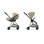 Cybex Travel System Mios Cozy Beige-Matt Black con Cloud T