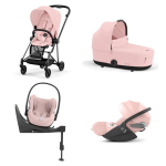 Cybex Trio Mios 4 in 1 Peach Pink-Matt Black con Cloud T e Isofix