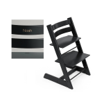 Stokke Tripp Trapp Sedia Black con Incisione