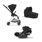 Cybex Trio Mios Sepia Black-Chrome Brown con Cloud T