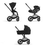 Cybex Trio Priam Sepia Black-Matt Black con Cloud T