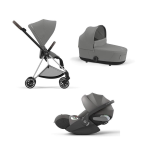 Cybex Trio Mios Mirage Grey-Chrome Brown con Cloud T