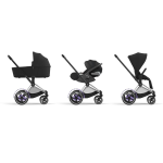 Cybex Trio ePriam Sepia Black-Chrome Black con Cloud T