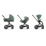 Cybex Trio ePriam Leaf Green-Matt Black con Cloud T