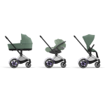 Cybex Trio ePriam Leaf Green-Chrome Black con Cloud T