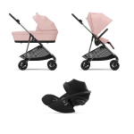 Cybex Trio Melio Hibiscus red con Cloud G I-Size