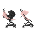Cybex Travel System Libelle Blk Candy Pink con Cloud G I-Size