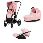 Cybex Trio Priam Simply Flowers Pink-Chrome Black