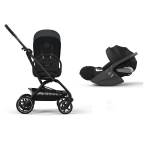 Cybex Travel System Eezy S Twist+2 BLK Magic Black e Cloud T