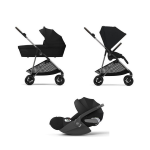 Cybex Trio Melio Magic Black con Cloud T I-Size