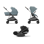 Cybex Trio Melio Stormy Blue con Cloud T I-Size