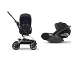 Cybex Travel System Eezy S Twist+2 SLV Dark Blue e Cloud T