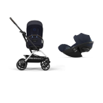 Cybex Travel System Eezy S Twist+2 SLV Dark Blue e Cloud G