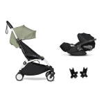 Babyzen Travel System Yoyo 2 Olive Telaio Bianco e Cloud T