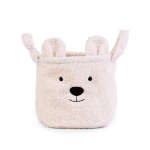 Childhome Cestino piccolo Orso Bianco