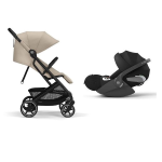 Cybex Travel System Beezy Almond Beige e Cloud T