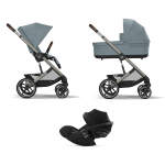 Cybex Trio Balios S Lux TPE Stormy Blue con Cloud G i-Size